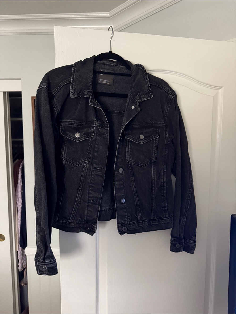 Primark Black Denim Trucker Jacket